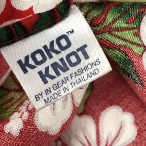 VTG Koko Knot Women's Sarong Hibiscus Tropical Scarf Shawl Beach Cover Wrap - Picture 4 of 16